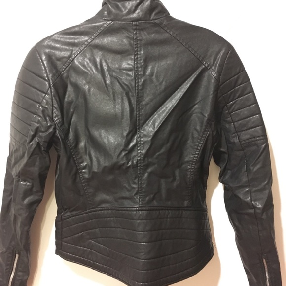 **SOLD ELESEWHERE: Faux leather Moto jacket - Picture 5 of 7